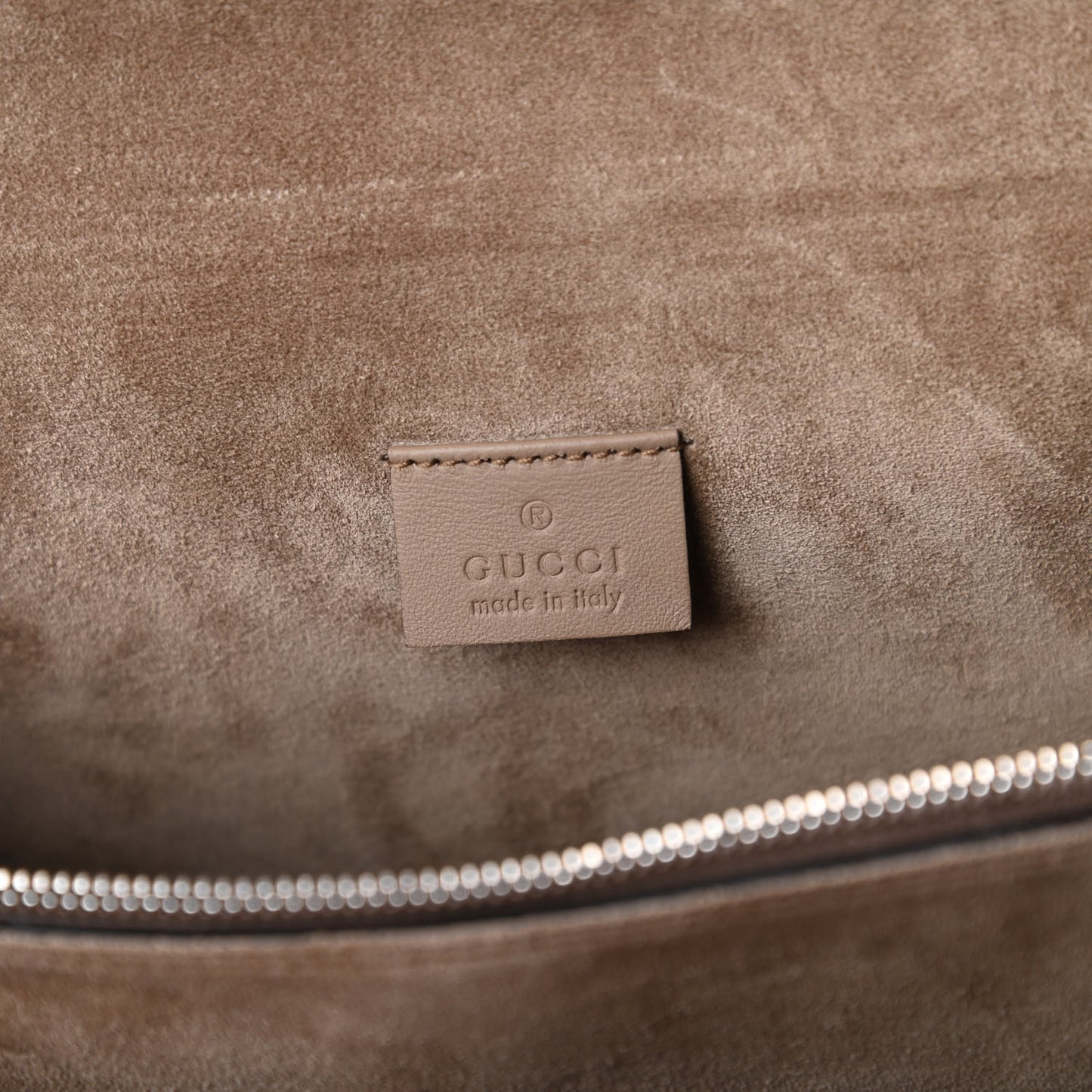 GG Supreme Monogram Medium Dionysus Shoulder Bag Taupe
