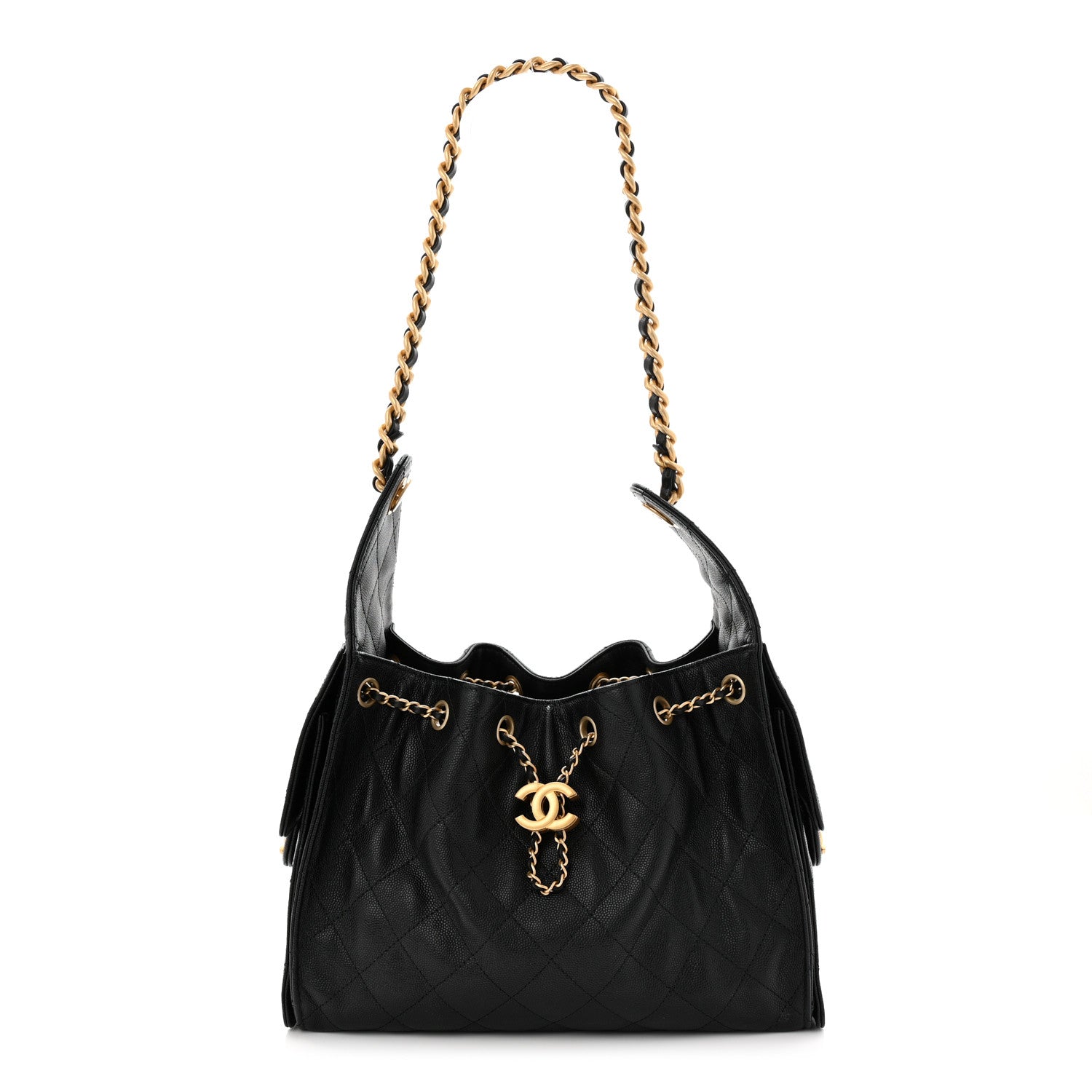 Chanel Caviar Quilted Small Chanel 25 Handbag Black 1 of 11