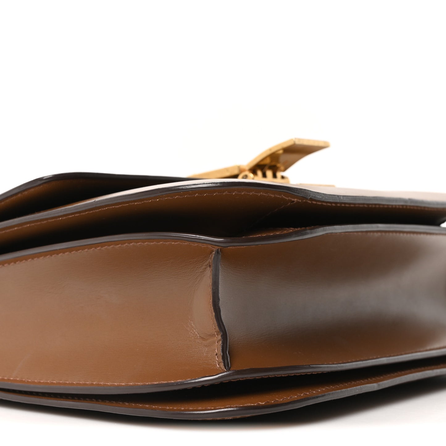 Box Calfskin Medium Classic Box Flap Bag Camel