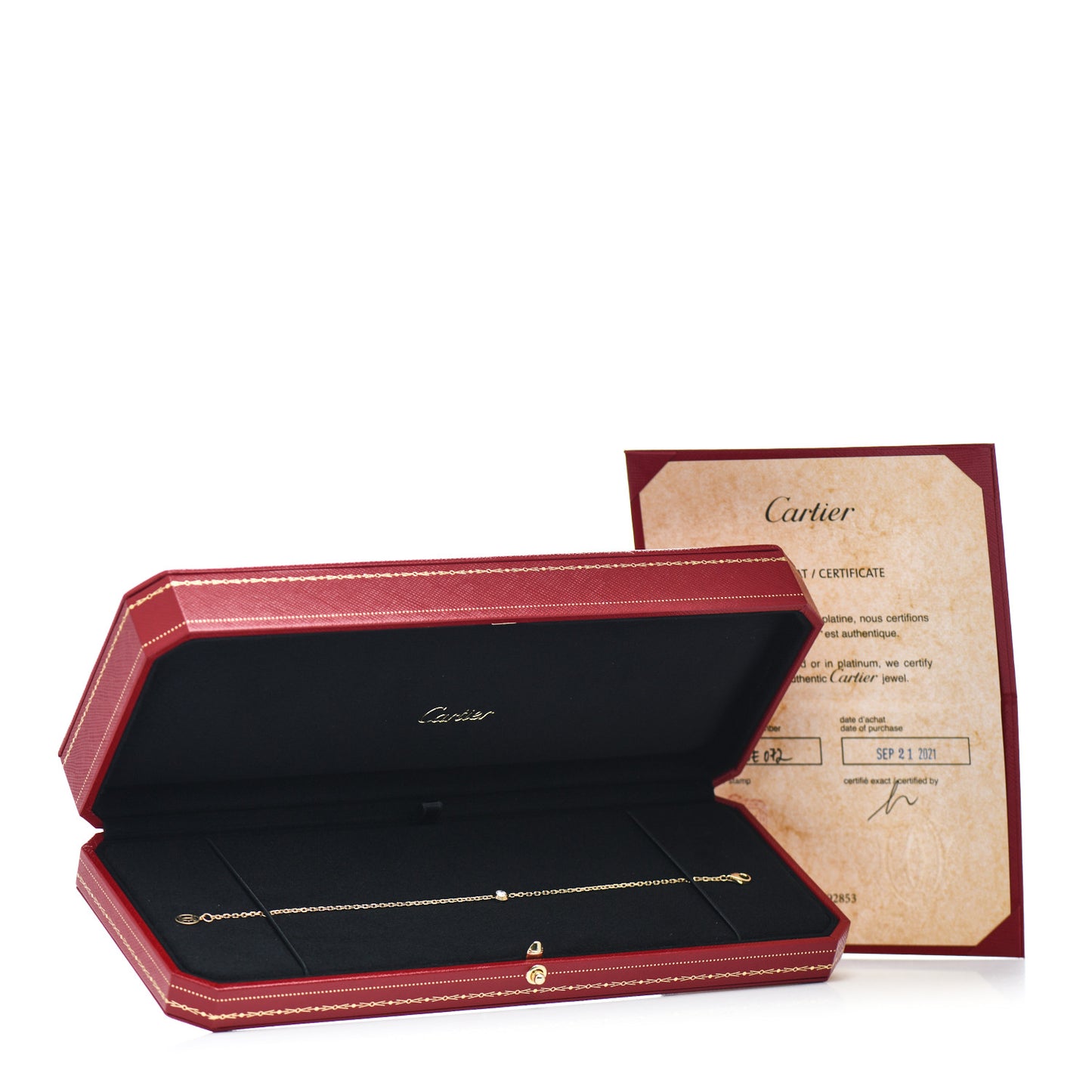 18K Yellow Gold Cartier LM D'Amour Bracelet