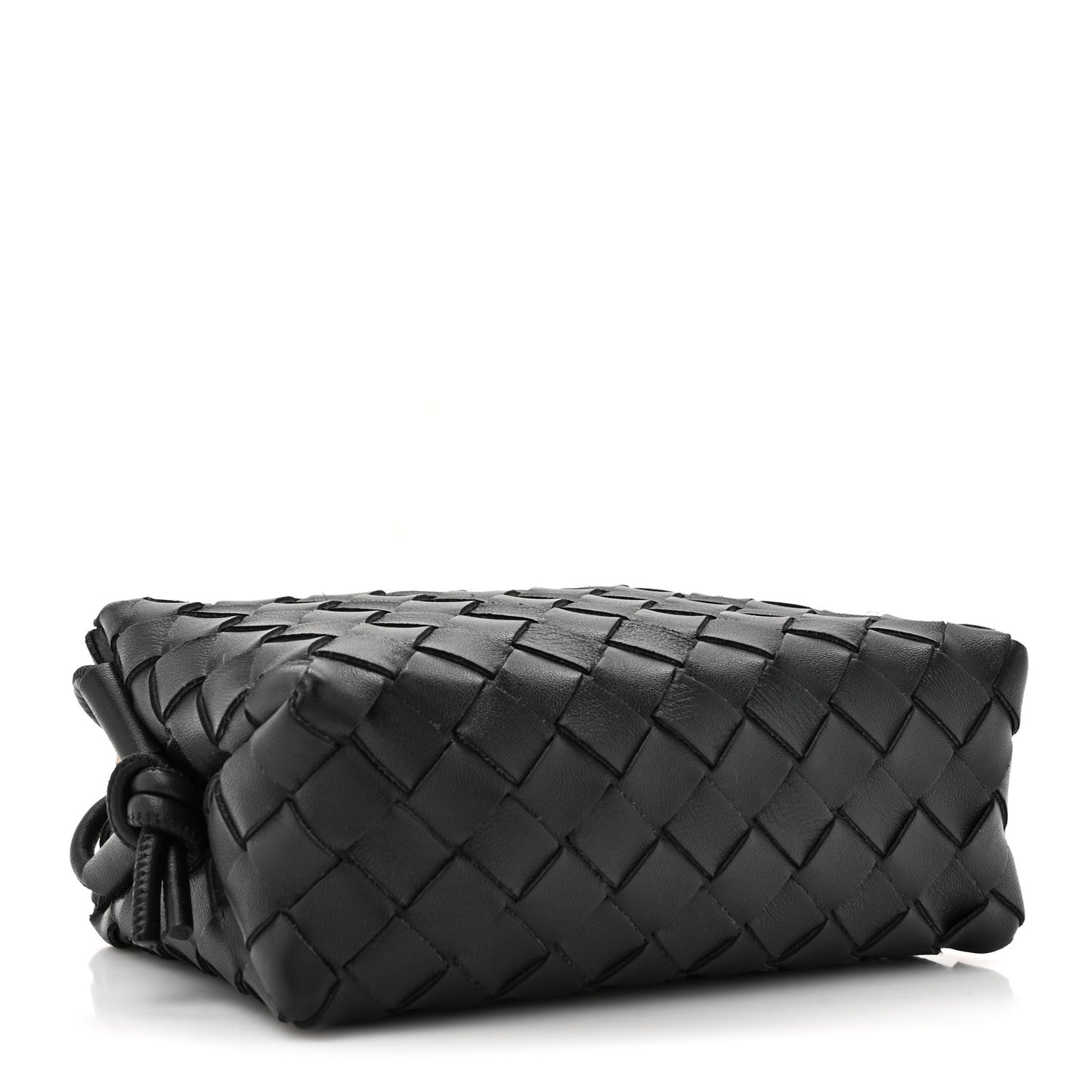 Nappa Intrecciato Mini Loop Camera Bag Black