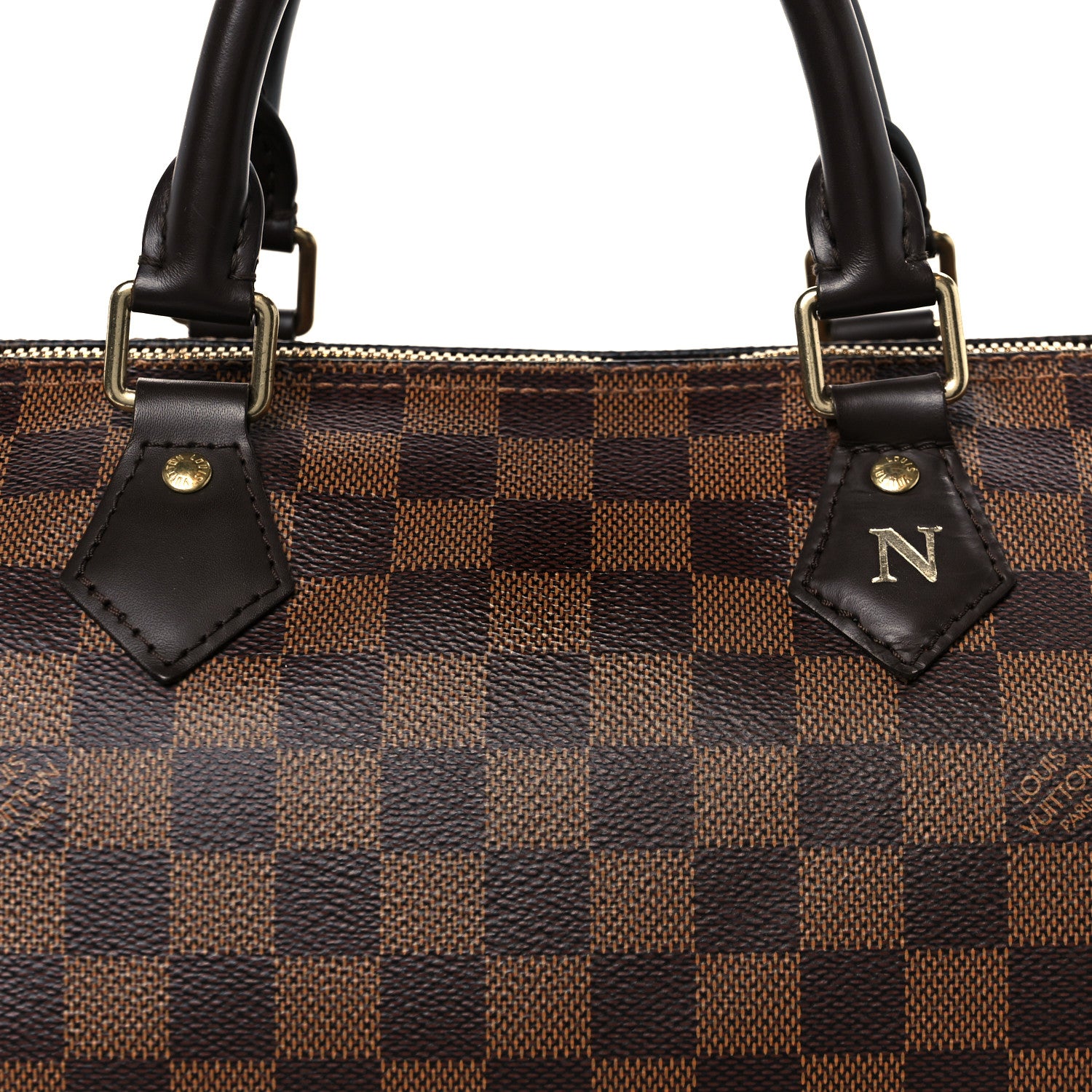 Louis Vuitton Damier Ebene Speedy Bandouliere 30 8 of 12