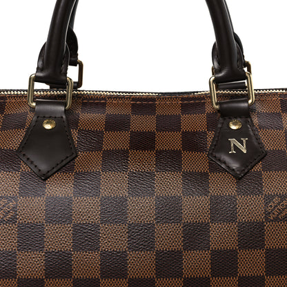 Louis Vuitton Damier Ebene Speedy Bandouliere 30 8 of 12