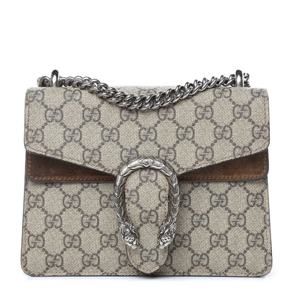 Gucci GG Supreme Monogram Mini Dionysus Shoulder Bag Taupe 1 of 18