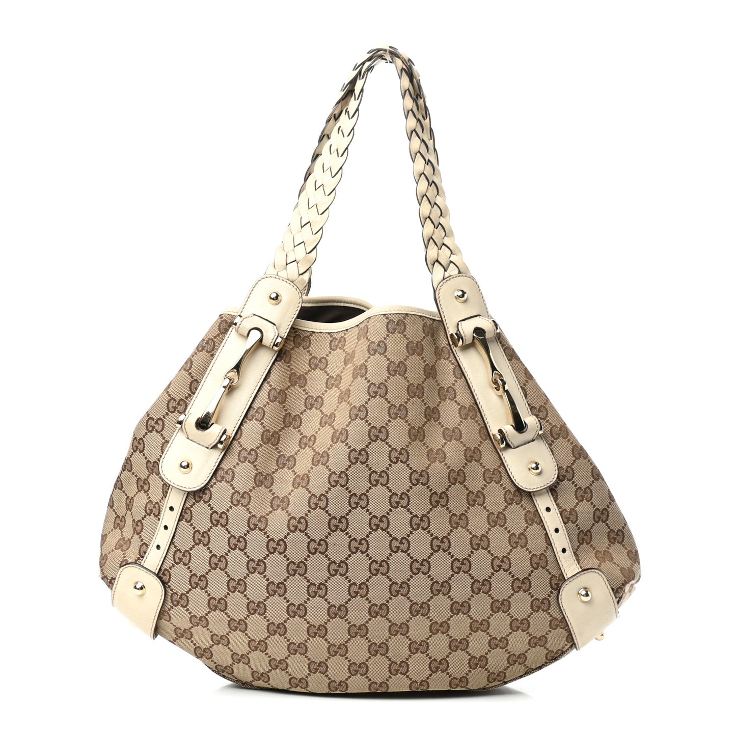 Monogram Medium Pelham Shoulder Bag Off White