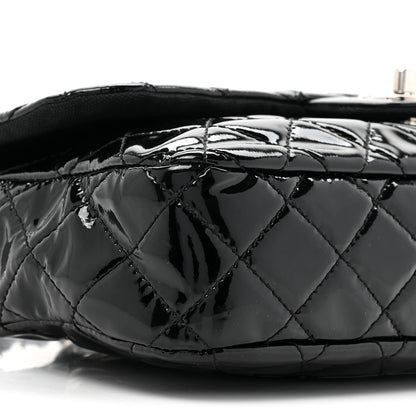 Chanel Patent Net Large La Madrague Tote Black 14 of 16