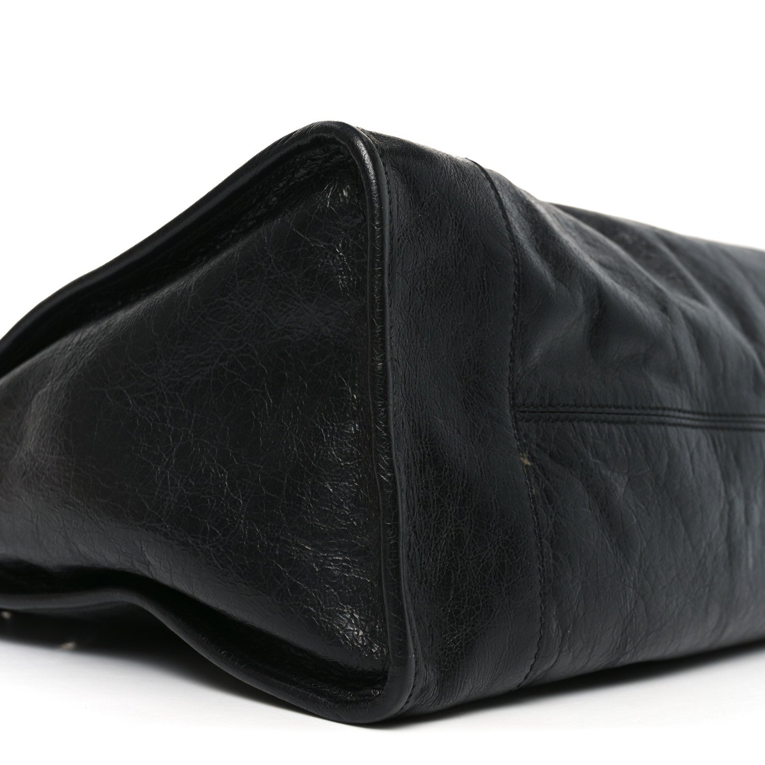 Gucci Fluffy Calfskin Morpheus Weekender Duffle Black 9 of 10