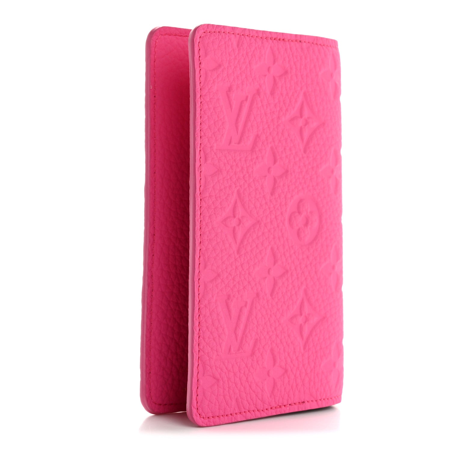 Louis Vuitton Taurillon Monogram Emily Notebook Cover PM Pink 3 of 7