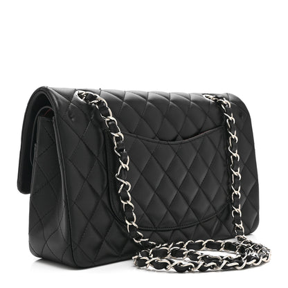 Chanel Lambskin Quilted Medium Double Flap Black 3 of 11