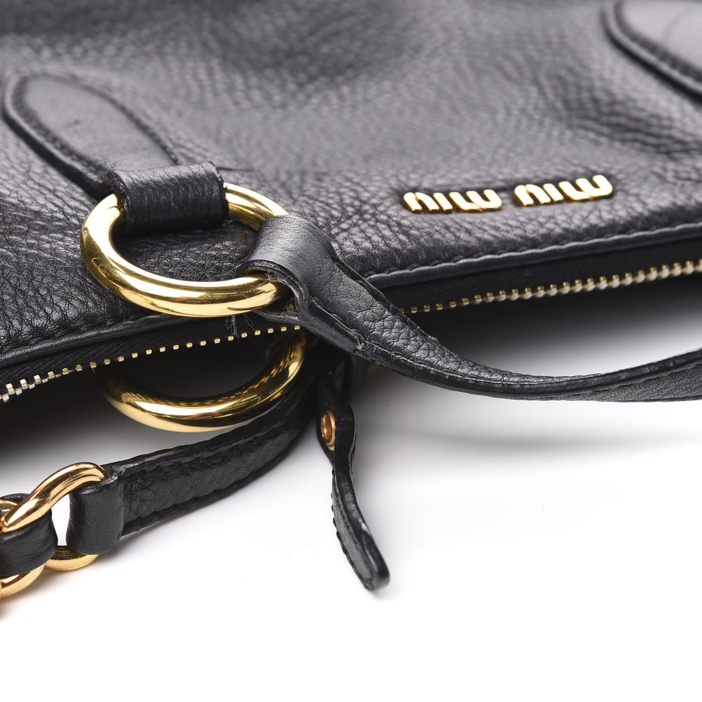Vitello Daino Tote Black