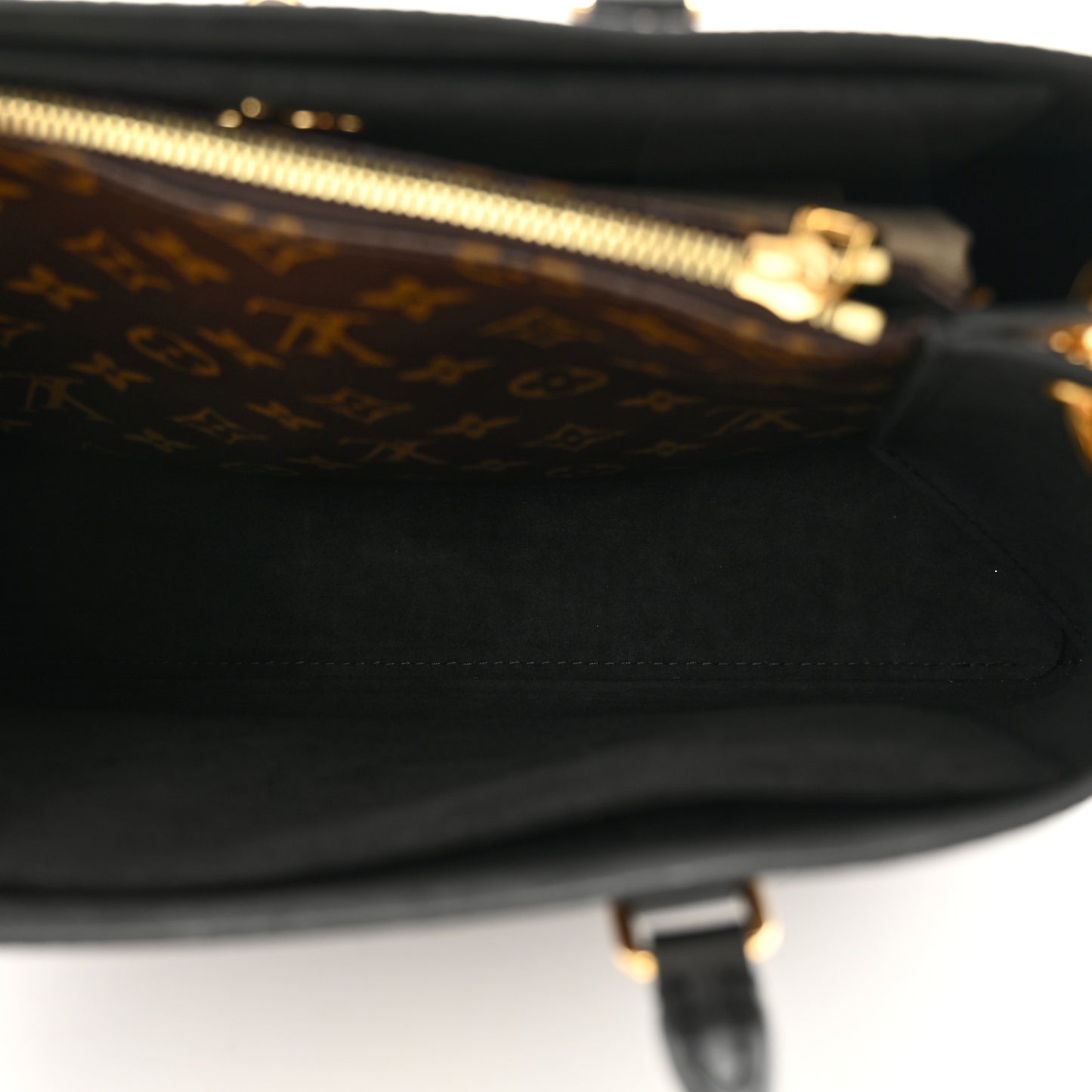 Monogram Flower Tote Black