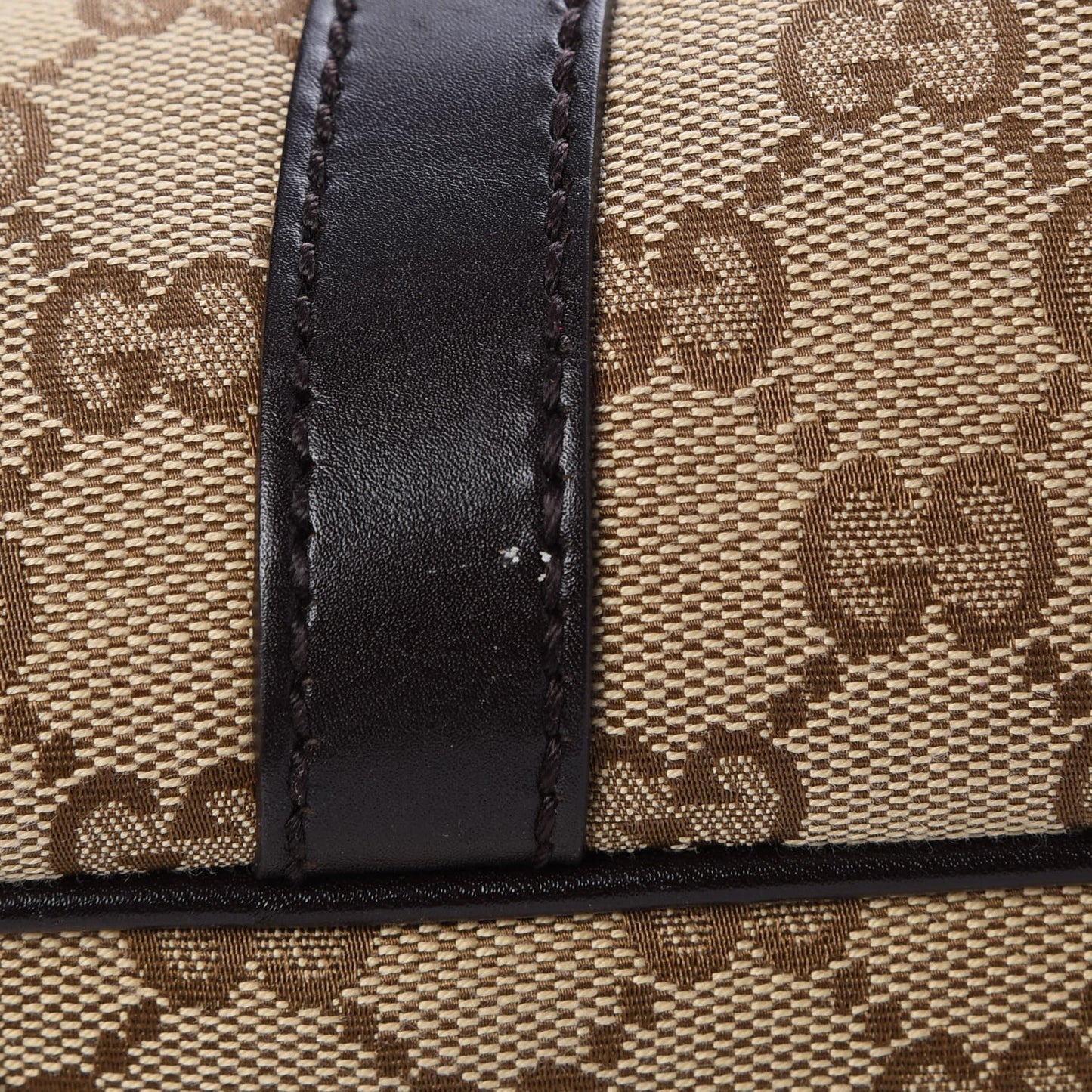 Monogram Medium Twins Tote Dark Brown