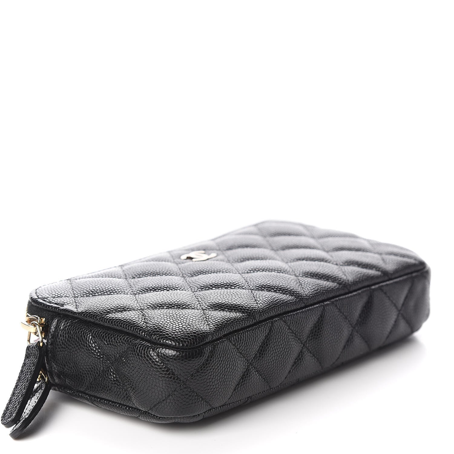 Chanel Caviar Quilted Small Clutch With Chain Black 3 of 13