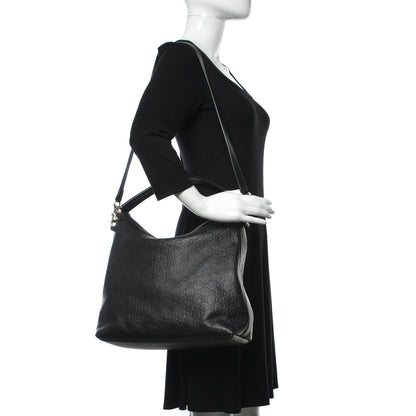 Gucci Guccissima Small Miss GG Hobo Black 2 of 14