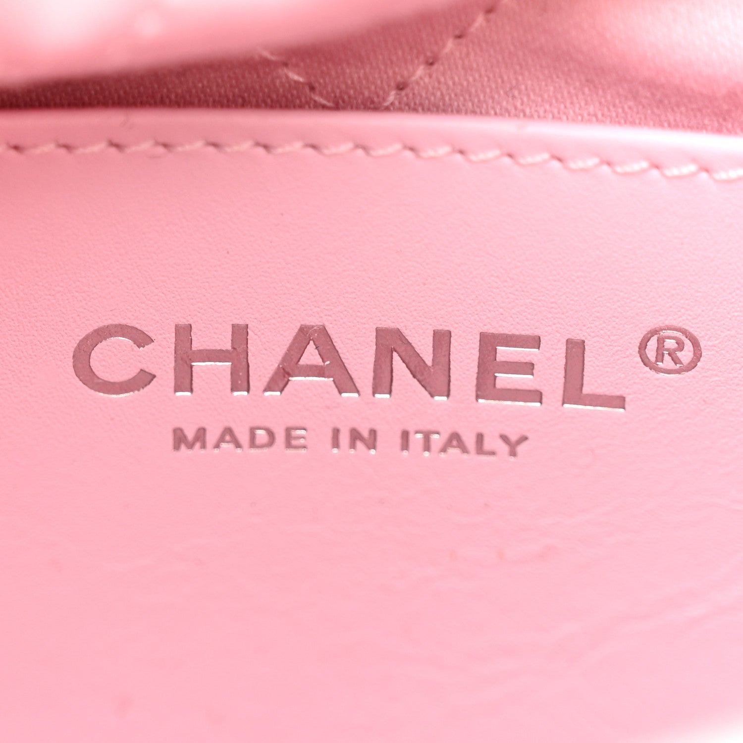 Chanel Patent Gradient Calfskin Quilted Mini Chanel 22 White Light Pink 6 of 11