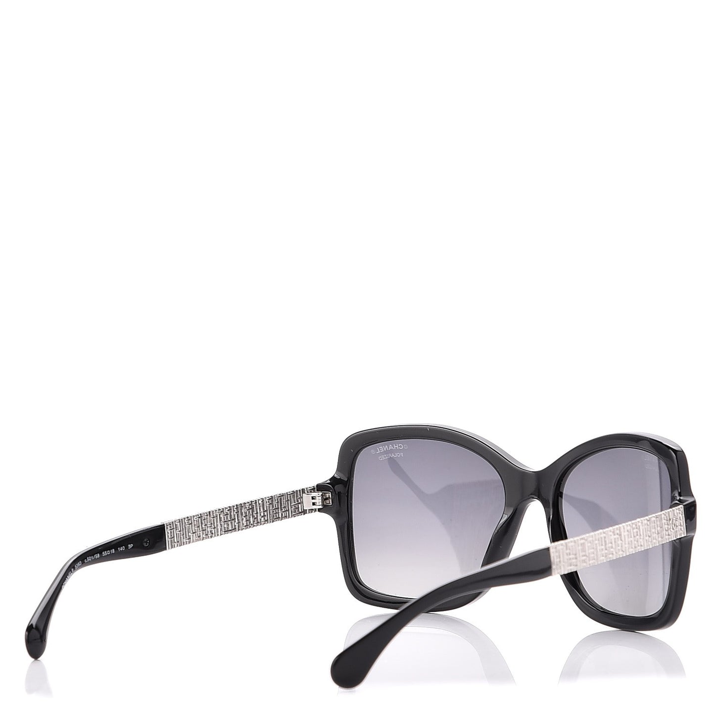 Square Winter Sunglasses 5383 Black