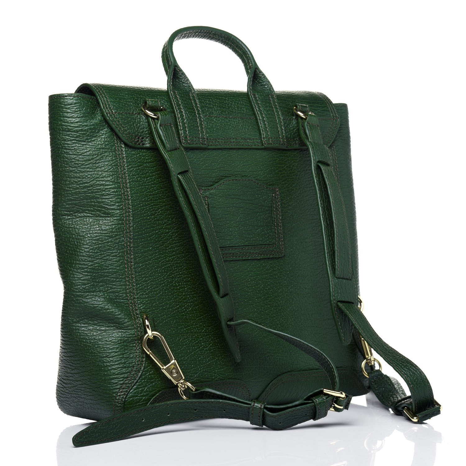 3.1 Phillip Lim Textured Calfskin Pashli Backpack Jade 2 of 16