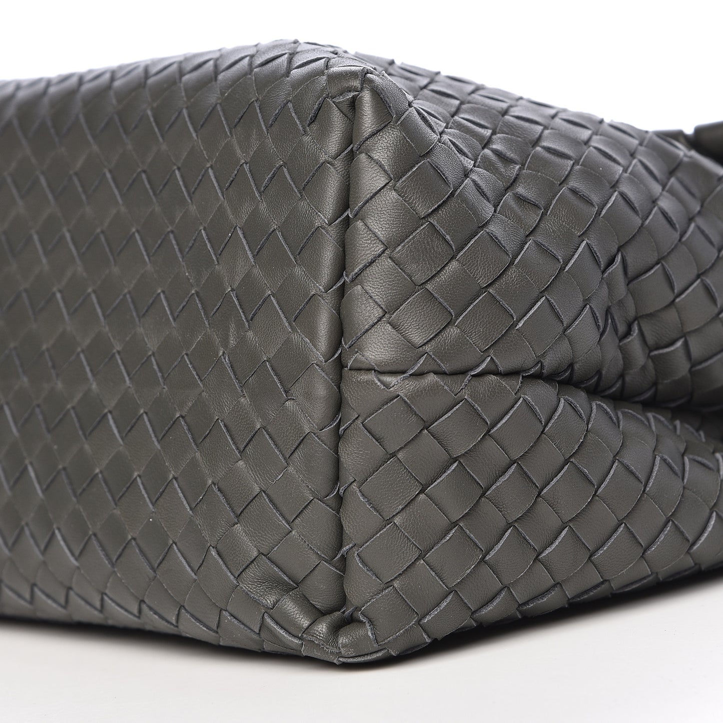 Nappa Intrecciato Large Olimpia Bag Light Grey