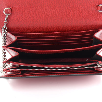 Gucci Calfskin Mini Dionysus Chain Wallet Hibiscus Red 5 of 14