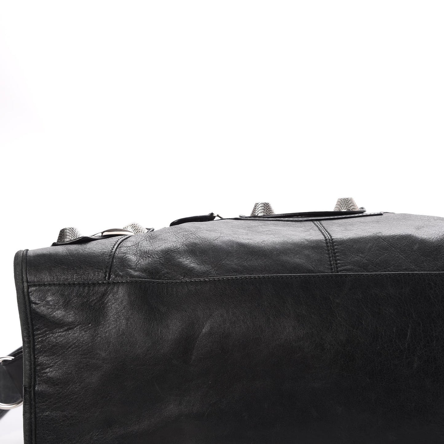 Agneau Giant 21 Silver Hardware Part Time Black