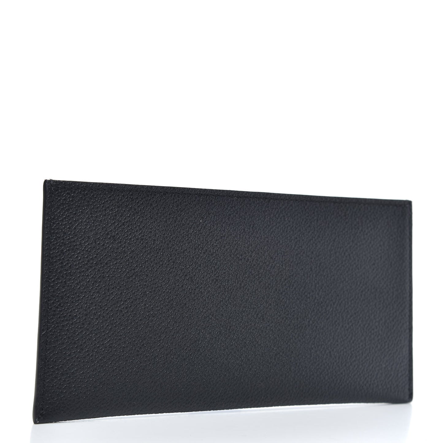 Calfskin Felicie Chain Wallet Card Holder Insert Black
