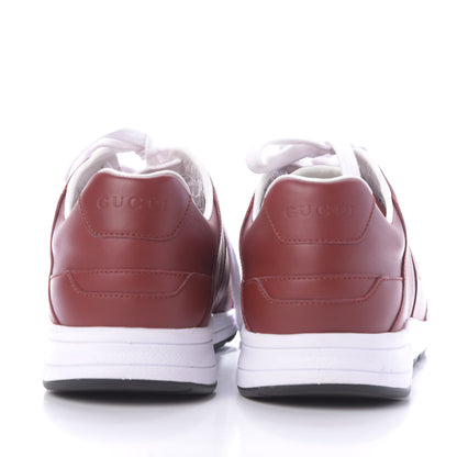 Gucci Calfskin Womens Interlocking G Sneakers 38 Red 5 of 11