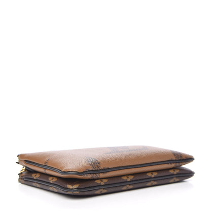 Louis Vuitton Reverse Monogram Giant Double Zip Pochette 4 of 8