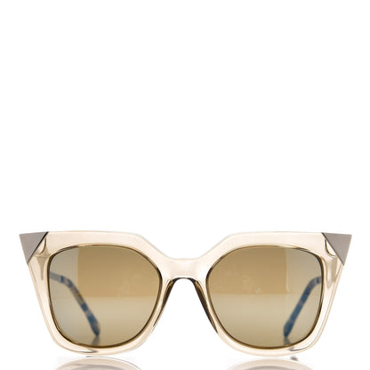 Fendi Iridia Cat Eye Sunglasses FF 0060/S Light Golden 2 of 7