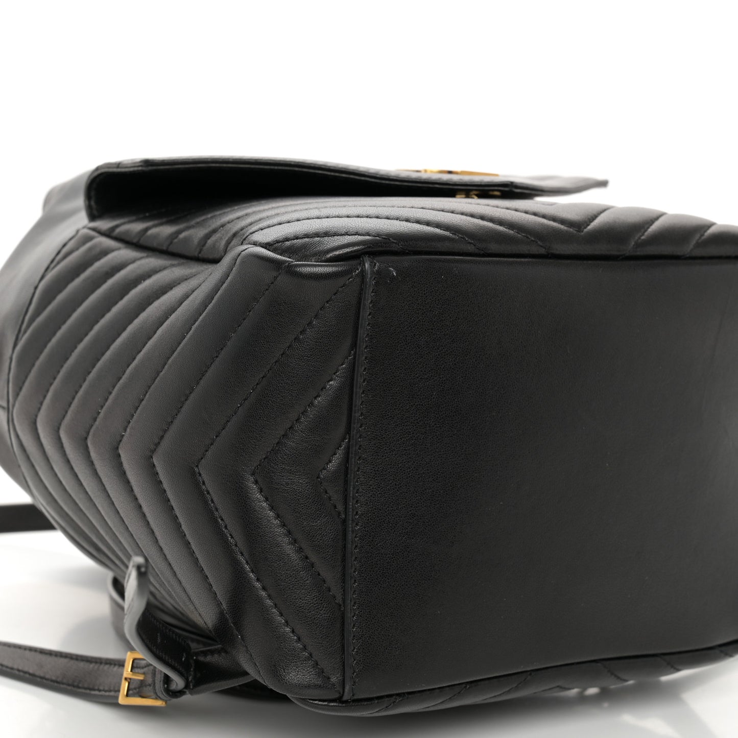 Lambskin Matelasse Monogram Joe Backpack Black
