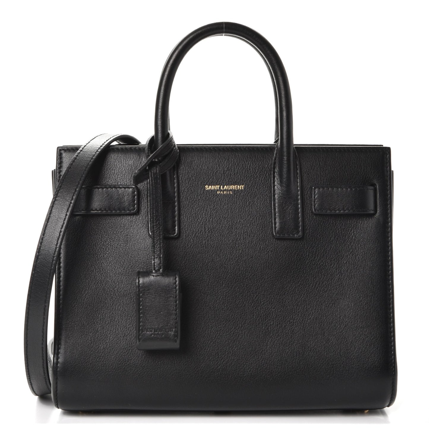 Calfskin Nano Sac de Jour Black
