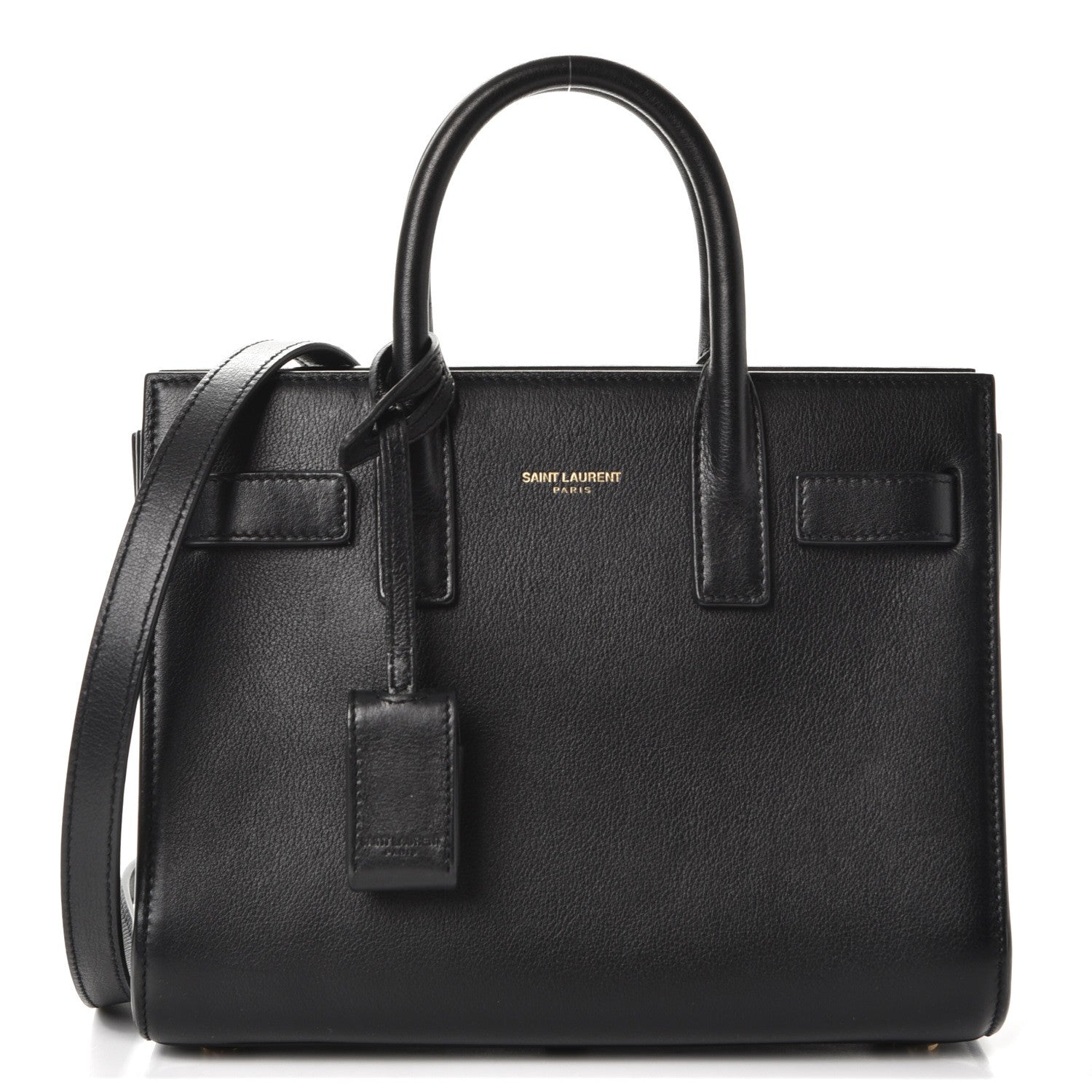 Saint Laurent Calfskin Nano Sac de Jour Black 1 of 7
