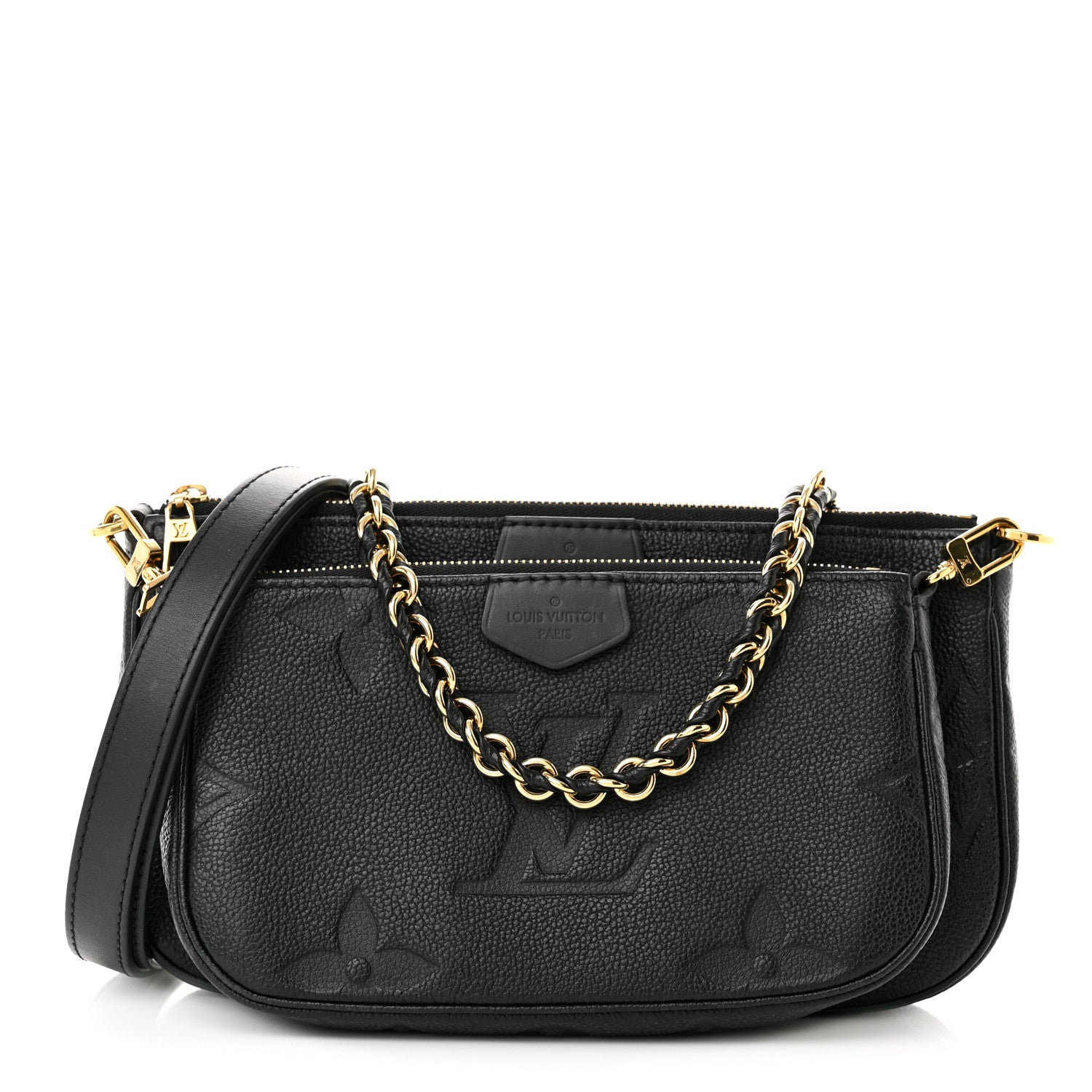 Louis Vuitton Empreinte Monogram Giant Multi Pochette Accessories Black 1 of 10