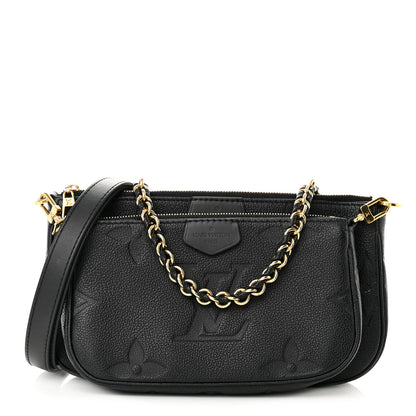 Louis Vuitton Empreinte Monogram Giant Multi Pochette Accessories Black 1 of 10