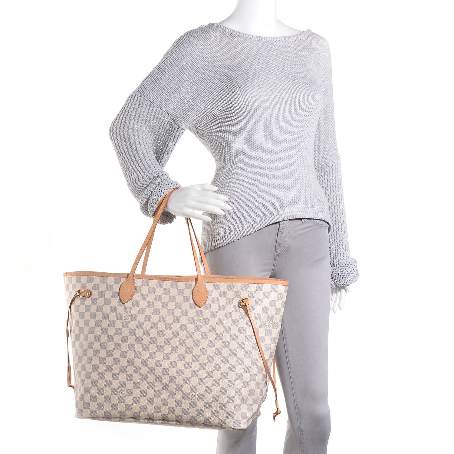 Louis Vuitton Damier Azur Neverfull GM 2 of 8