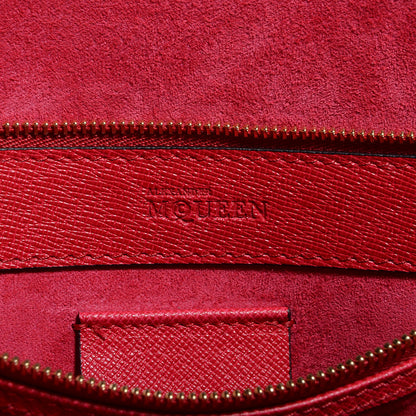 Alexander McQueen Saffiano Heroine Open Tote Red 7 of 9