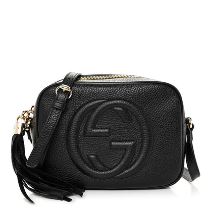 Gucci Pebbled Calfskin Small Soho Disco Bag Black 2 of 10