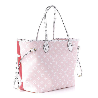 Louis Vuitton Monogram Giant Neverfull MM Rouge 3 of 10