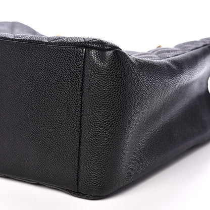 Chanel Caviar Quilted Grand Shopping Tote GST Black 9 of 11