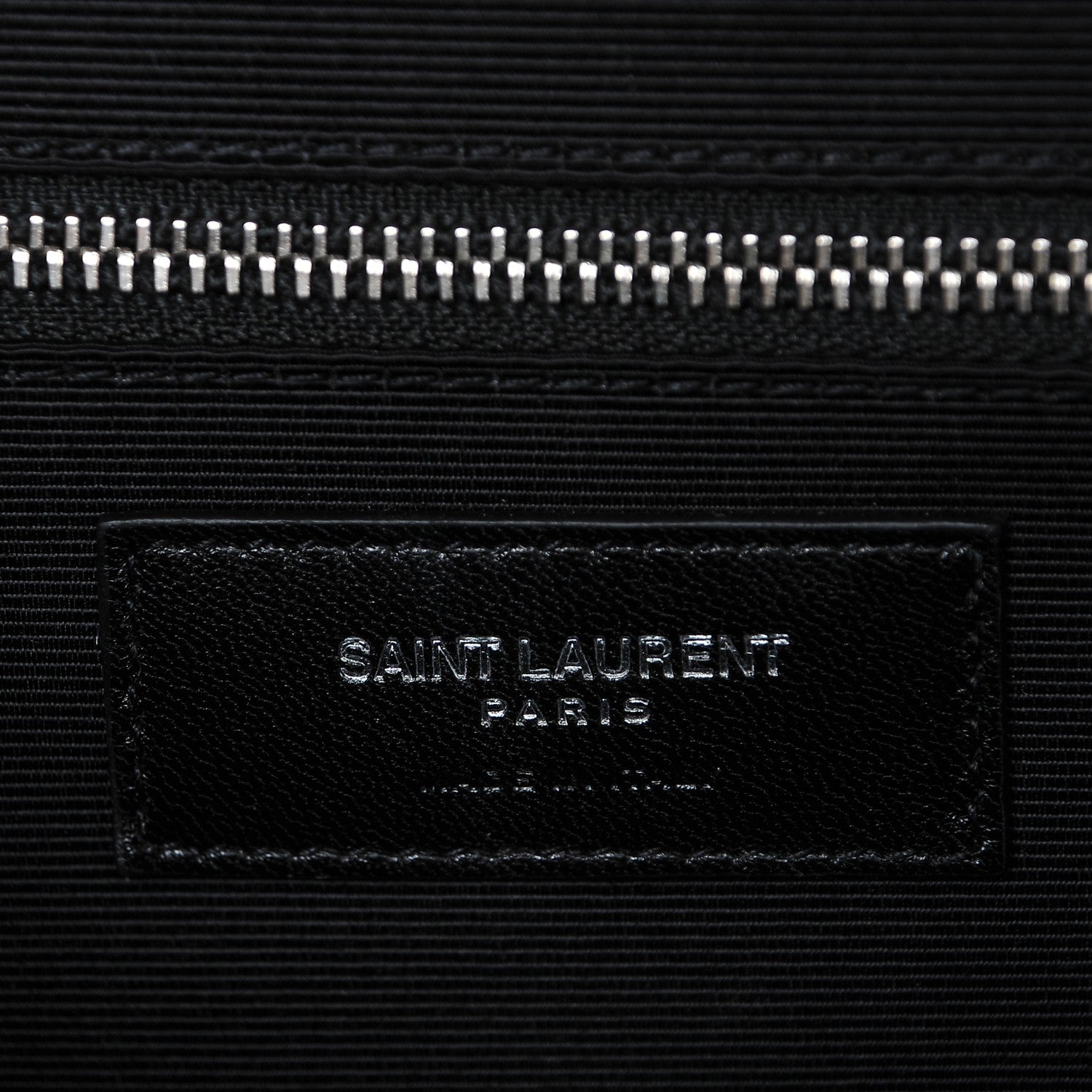 Saint Laurent Grain De Poudre Large Tri-Quilt Monogram Satchel Dark Beige 7 of 7