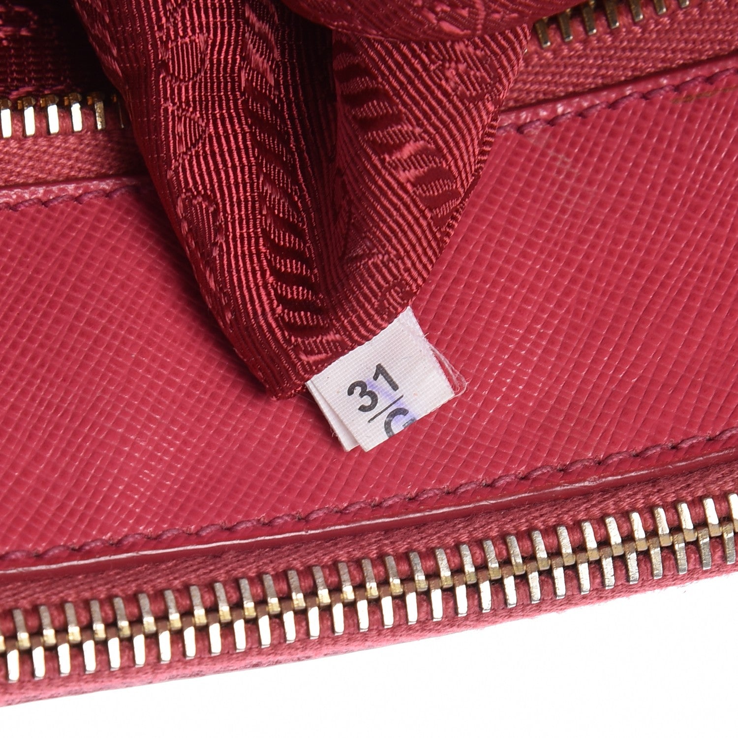 Prada Saffiano Small Galleria Double Zip Tote Peonia 8 of 8