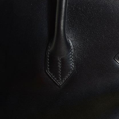 Hermes Veau Box Birkin 35 Black 15 of 28