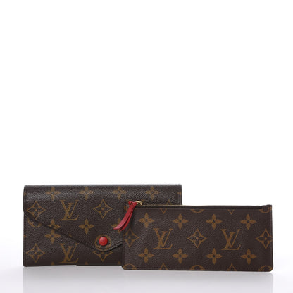 Louis Vuitton Monogram Josephine Wallet Red 5 of 9
