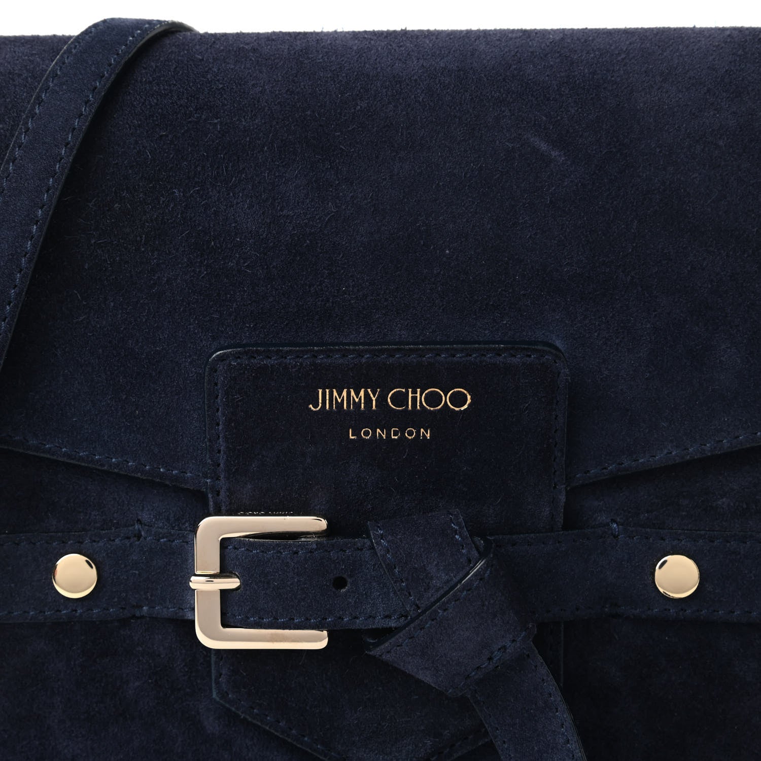 Jimmy Choo Suede Small Lexie Crossbody Blue 10 of 10