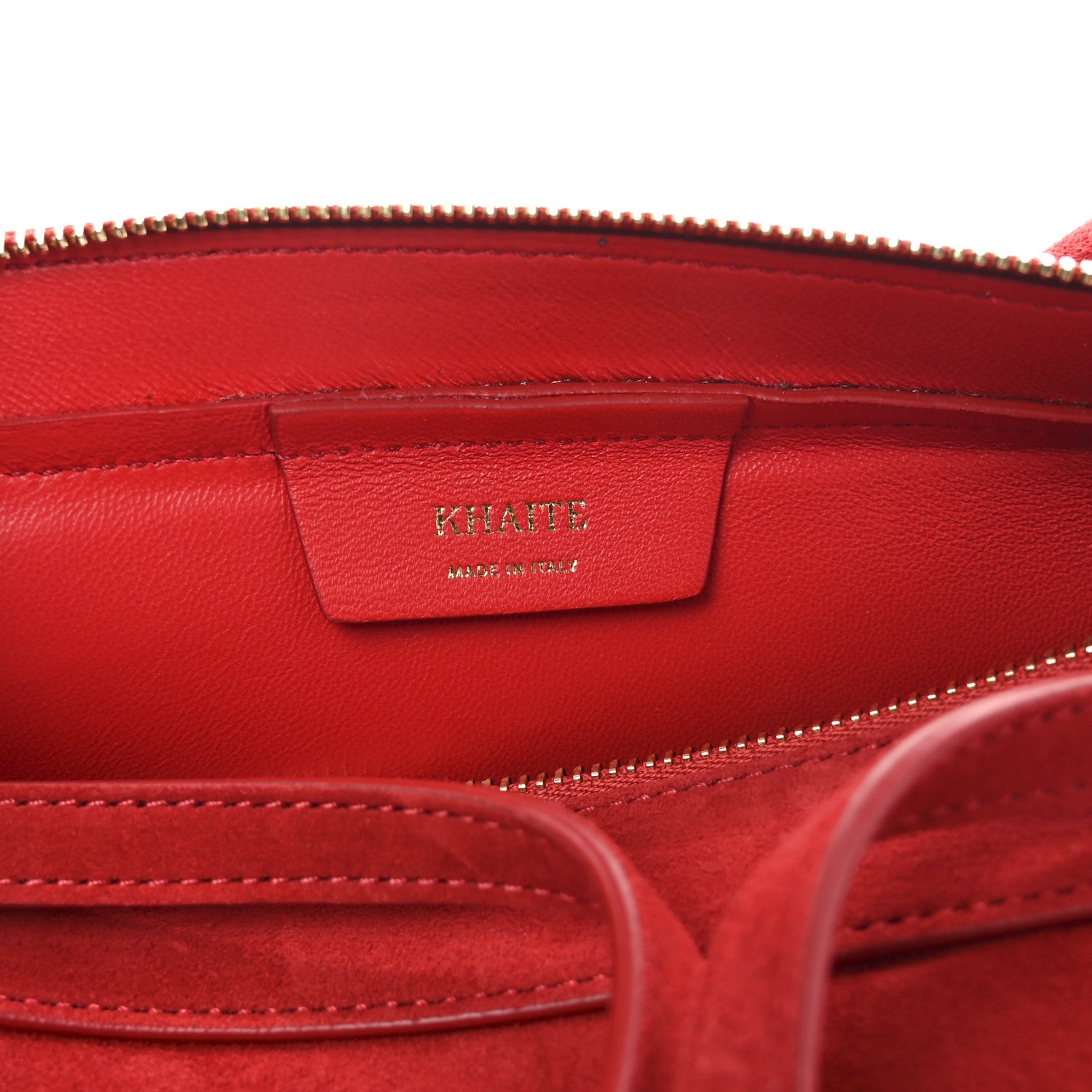 Khaite Suede Calfskin Simona Shoulder Bag Rebel 6 of 9