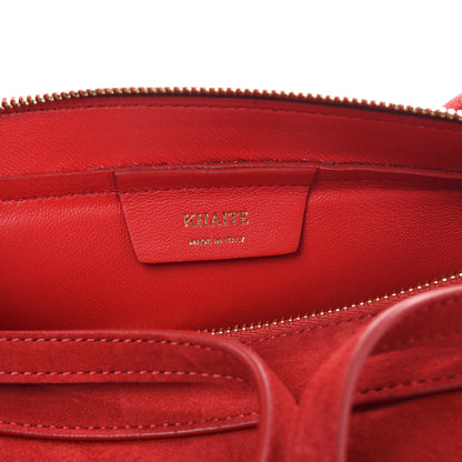 Khaite Suede Calfskin Simona Shoulder Bag Rebel 6 of 9