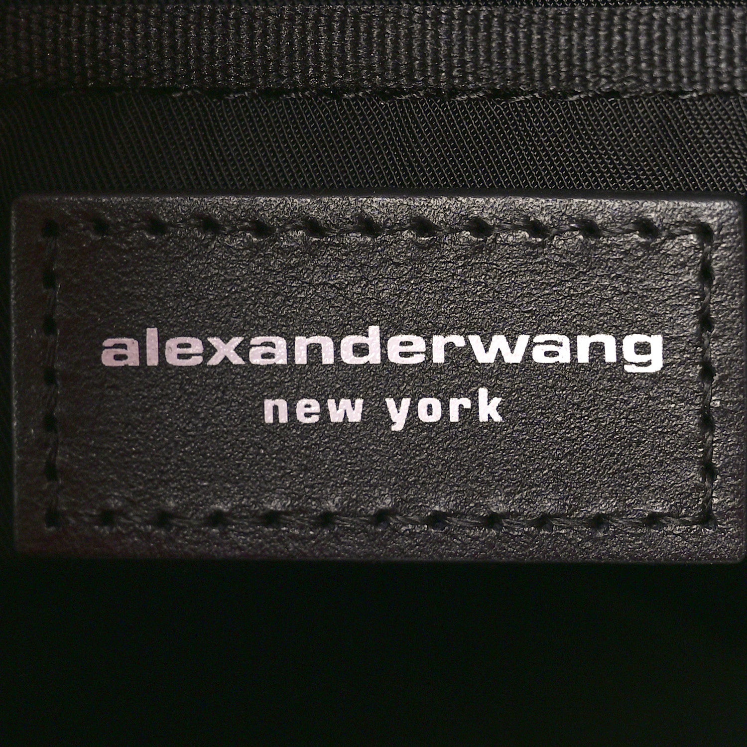 Alexander Wang Mesh Crystal Rhinestone Mini Cruiser Tote Red Silver 6 of 9