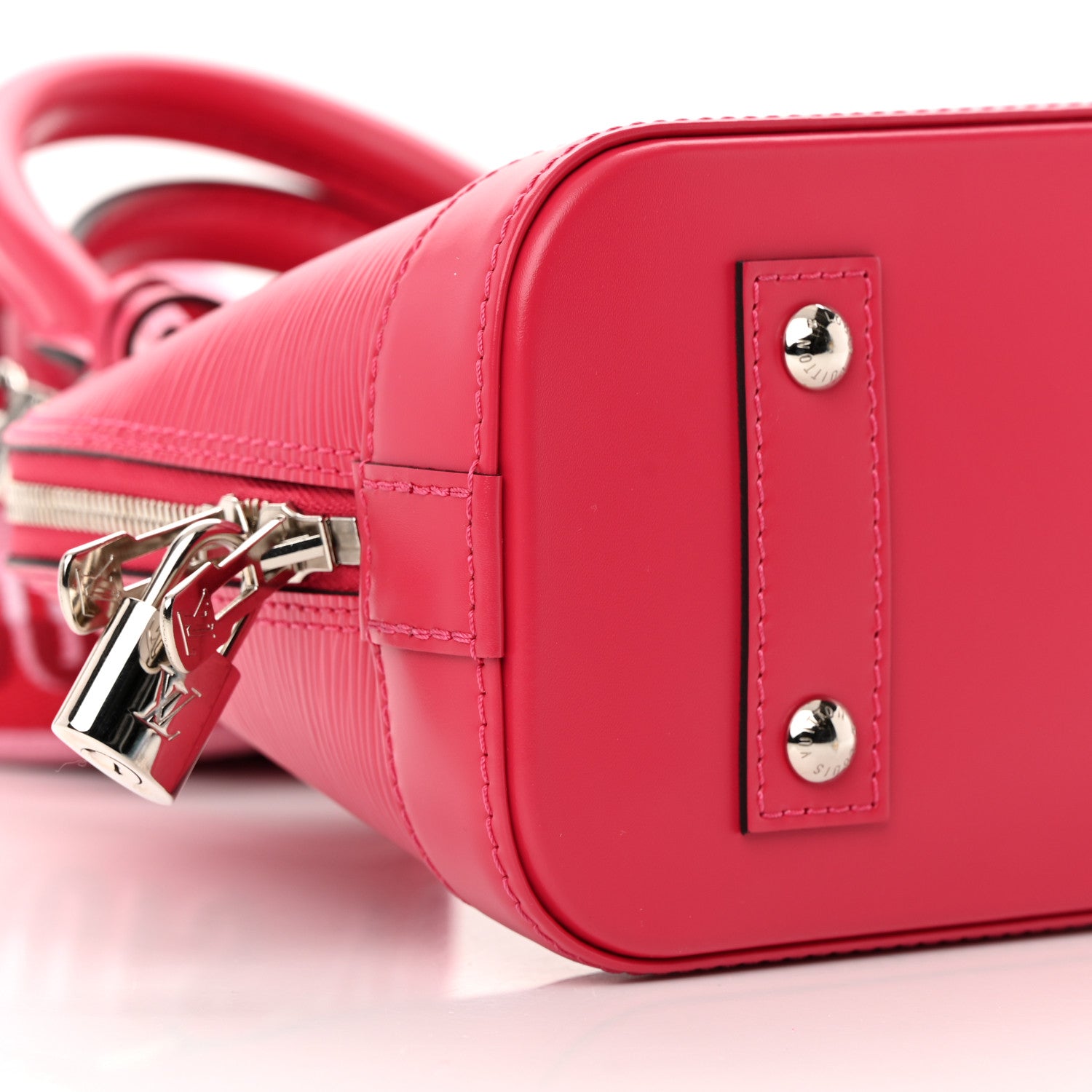 Louis Vuitton Epi Jacquard Alma BB Rose Pondicherry 9 of 13