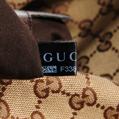 Gucci Monogram Large Jockey Hobo Brown 8 of 9