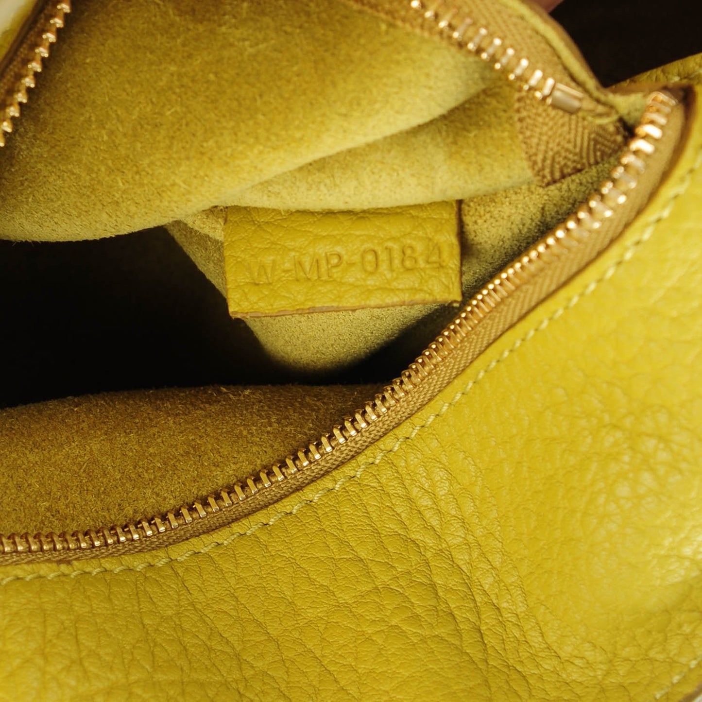 Crisped Calfskin Mini Tie Knot Tote Chartreuse