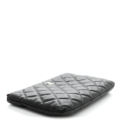 Chanel Caviar Quilted Cosmetic Case Black 4 of 7